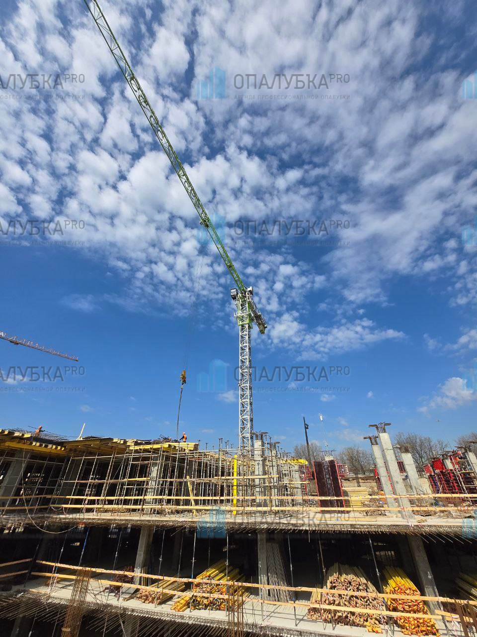 Опалубка перекрытий на стойках, фото